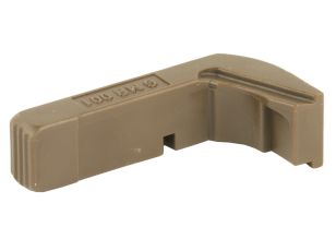 TangoDown Vickers Glock Extended Magazine Catch - Glock Gen 1-3 -  9mm/.40/.357 SIG - Tan 